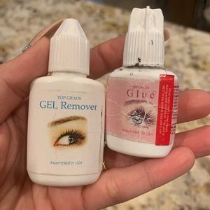 Lash extension glue& gel remover